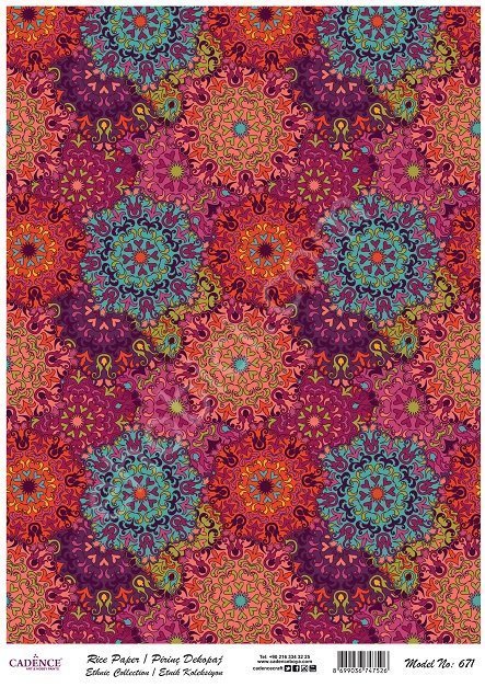 Cadence Pirinç Dekopaj Kağıdı Model - 671
