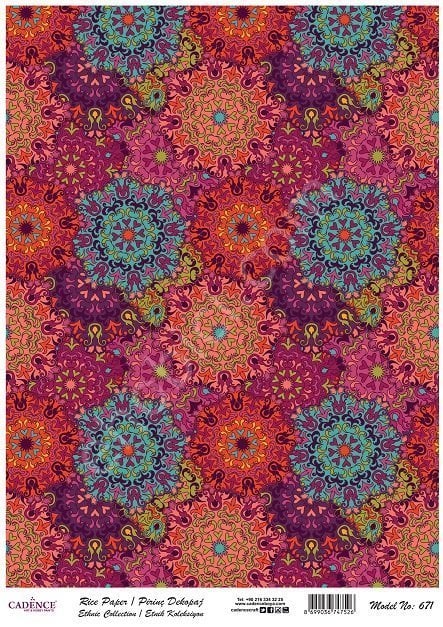 Cadence Pirinç Dekopaj Kağıdı Model - 671