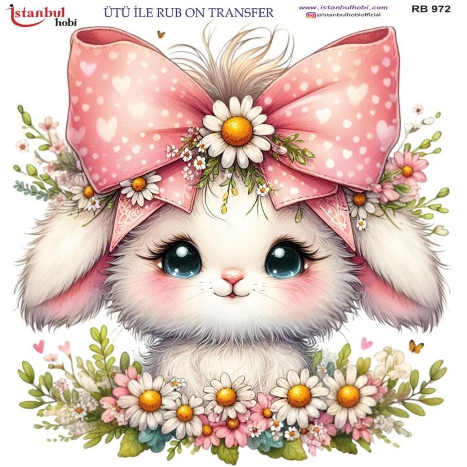 Ütü ile Rub On Transfer Kağıdı 30x30cm RB-972