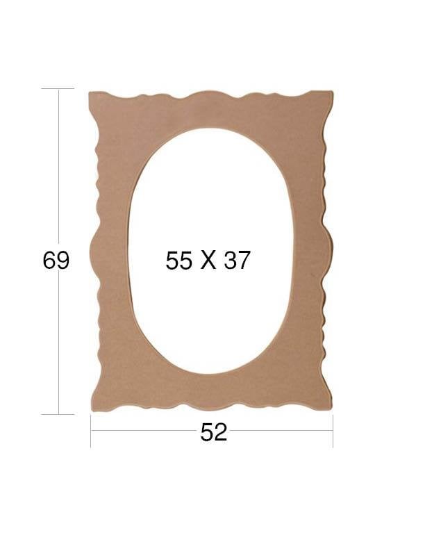 Ahşap Ayna Çerçevesi 69x52cm AY158