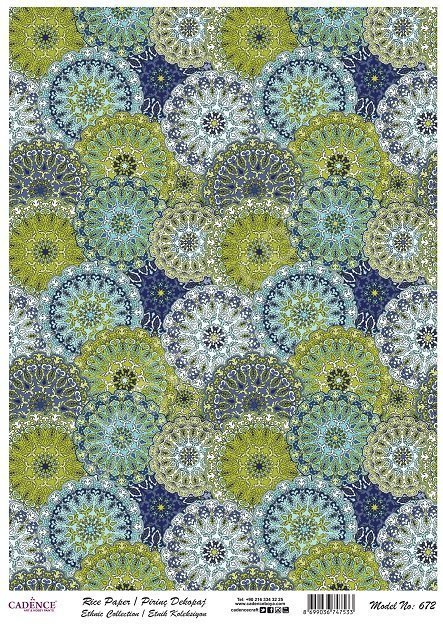 Cadence Pirinç Dekopaj Kağıdı Model - 672