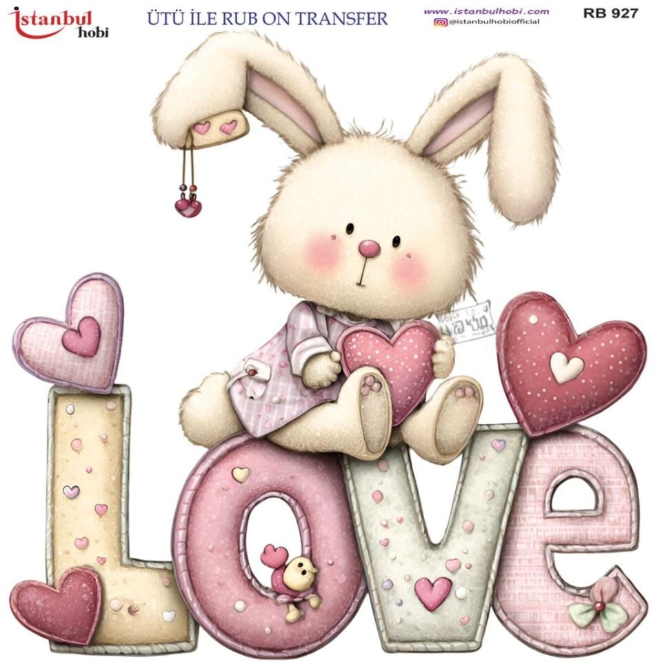Ütü ile Rub On Transfer Kağıdı 30x30cm RB-927