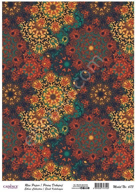 Cadence Pirinç Dekopaj Kağıdı Model - 673