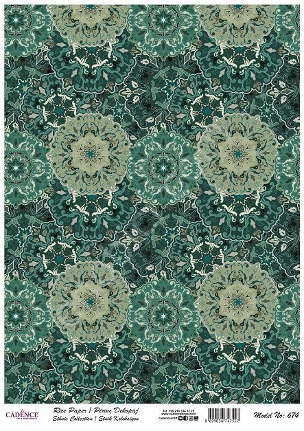 Cadence Pirinç Dekopaj Kağıdı Model - 674