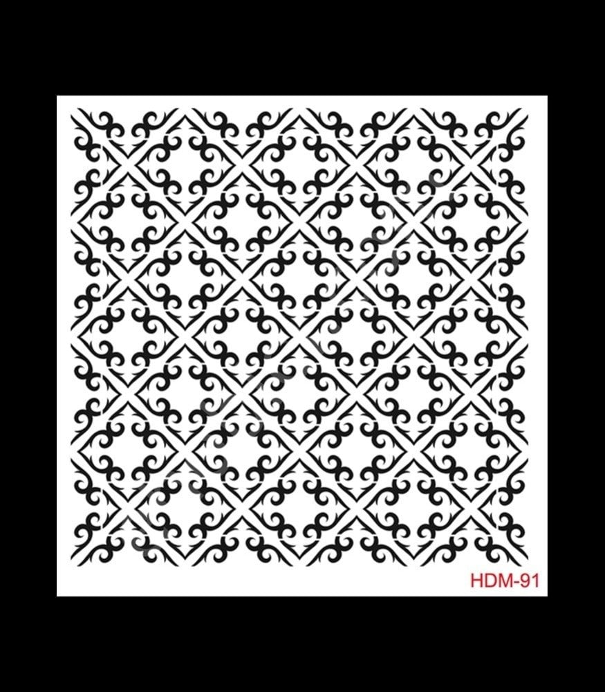 HDM91 Cadence Home Dekor Stencil 25x25