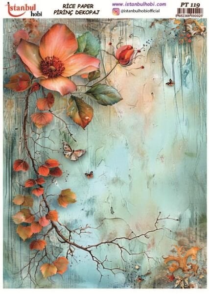 Pirinç Dekopaj Kağıdı 30x42cm PT-119