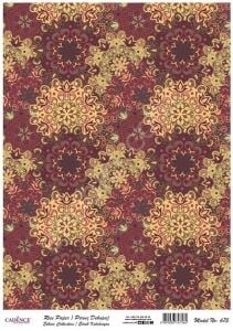 Cadence Pirinç Dekopaj Kağıdı Model - 675