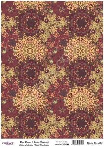 Cadence Pirinç Dekopaj Kağıdı Model - 675