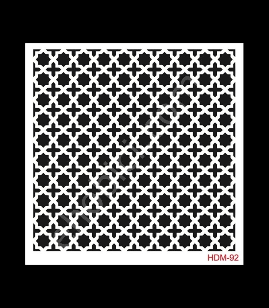 HDM92 Cadence Home Dekor Stencil 25x25