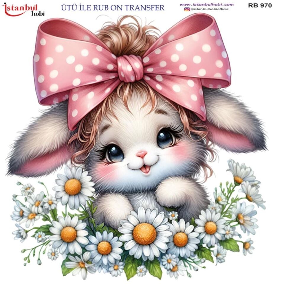 Ütü ile Rub On Transfer Kağıdı 30x30cm RB-970