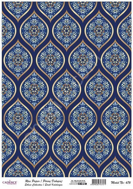 Cadence Pirinç Dekopaj Kağıdı Model - 676