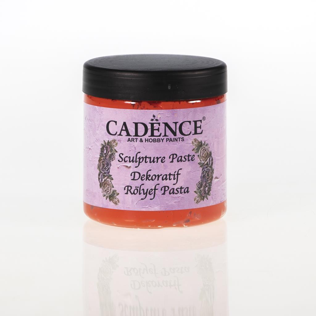 Cadence Sculpture Rölyef Pasta 1390 Mercan Kırmızı 250ml