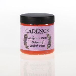 Cadence Sculpture Rölyef Pasta 1390 Mercan Kırmızı 250ml