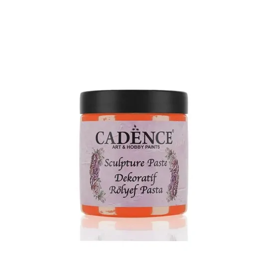 Cadence Sculpture Rölyef Pasta 1390 Mercan Kırmızı 250ml