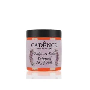 Cadence Sculpture Rölyef Pasta 1390 Mercan Kırmızı 250ml