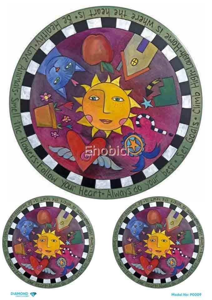 Diamond Pirinç Dekopaj Kağıdı - P-009