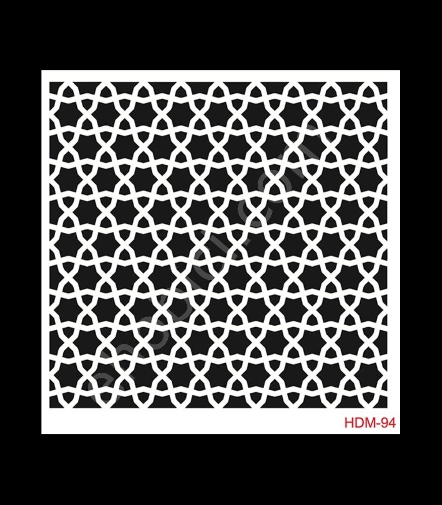 HDM94 Cadence Home Dekor Stencil 25x25