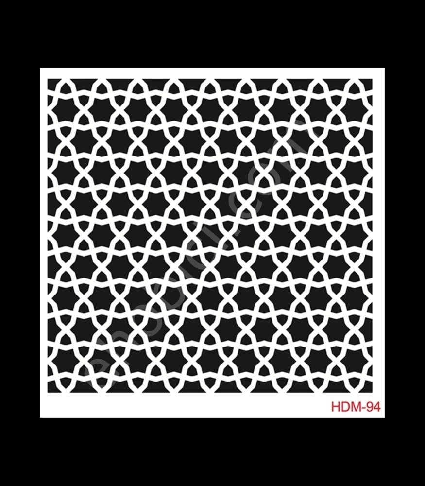 HDM94 Cadence Home Dekor Stencil 25x25