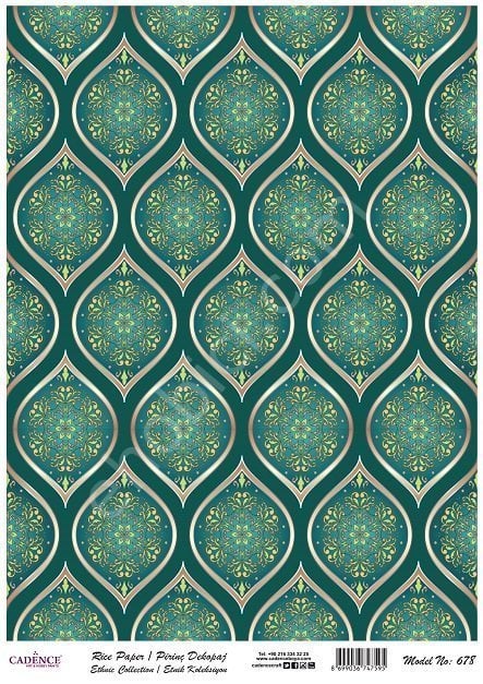 Cadence Pirinç Dekopaj Kağıdı Model - 678