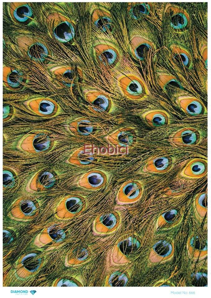 Diamond Pirinç Dekopaj Kağıdı - 666