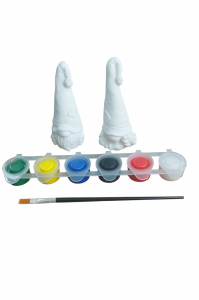 Ehobici Taş Boyama Seti Gnome Cüceler 6 Renk Akrilik Boya 5ml + Fırça