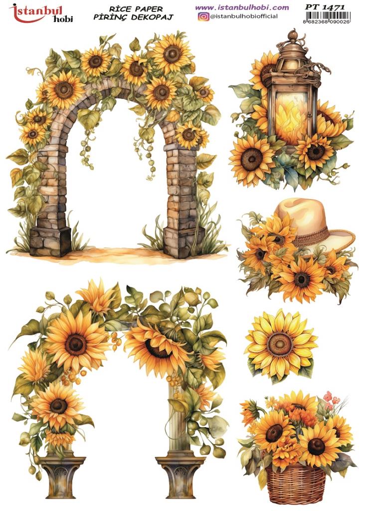 Pirinç Dekopaj Kağıdı 30x42cm PT-1471