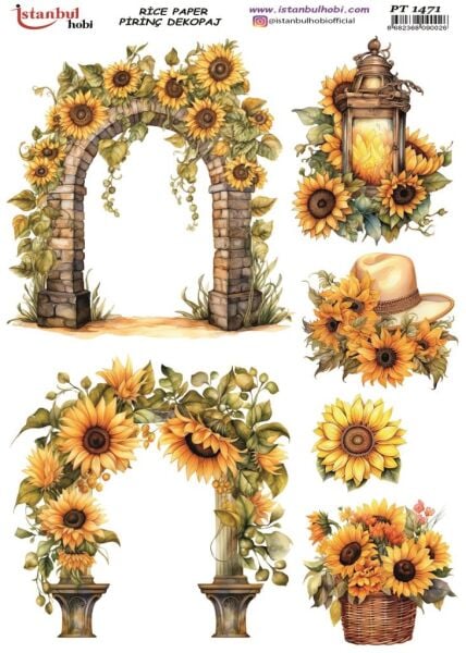 Pirinç Dekopaj Kağıdı 30x42cm PT-1471