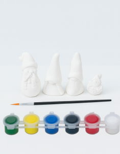 Ehobici Taş Boyama Seti Cüce ve Kardan Adam 6 Renk Akrilik Boya 5ml + Fırça