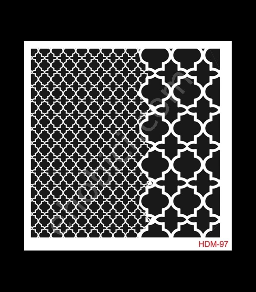 HDM97 Cadence Home Dekor Stencil 25x25