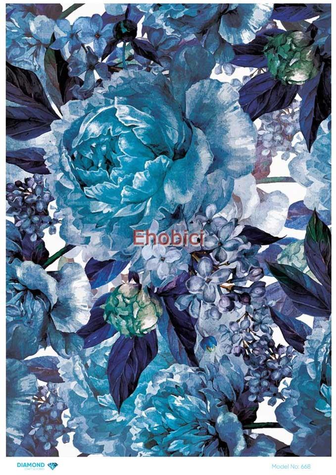 Diamond Pirinç Dekopaj Kağıdı - 668