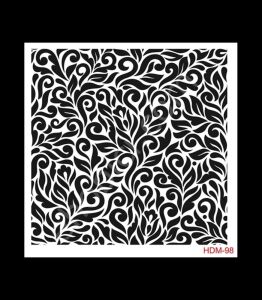 HDM98 Cadence Home Dekor Stencil 25x25