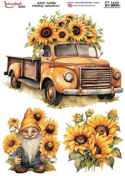 Pirinç Dekopaj Kağıdı 30x42cm PT-1459