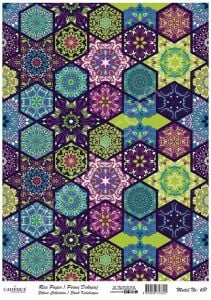 Cadence Pirinç Dekopaj Kağıdı Model - 681