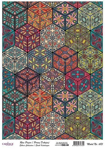 Cadence Pirinç Dekopaj Kağıdı Model - 683