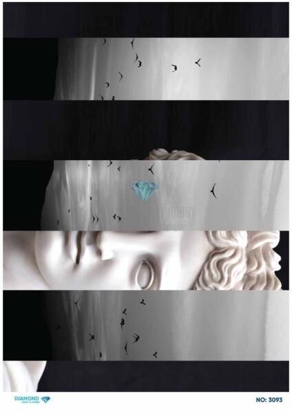 Diamond Pirinç Dekopaj Kağıdı - 3093