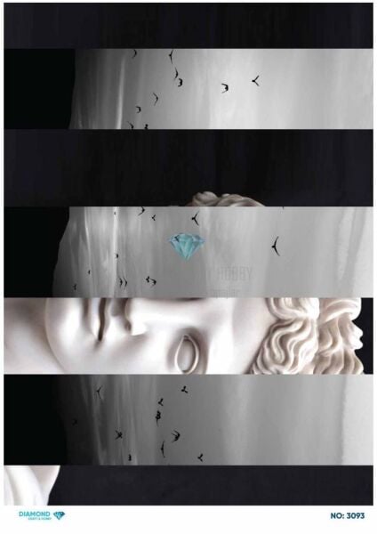 Diamond Pirinç Dekopaj Kağıdı - 3093