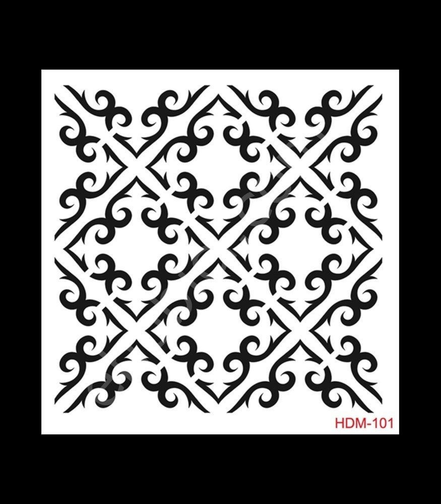 HDM101 Cadence Home Dekor Stencil 25x25