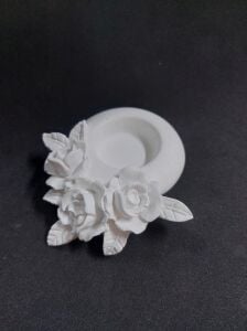 Güllü Mumluk 12x11,5cm