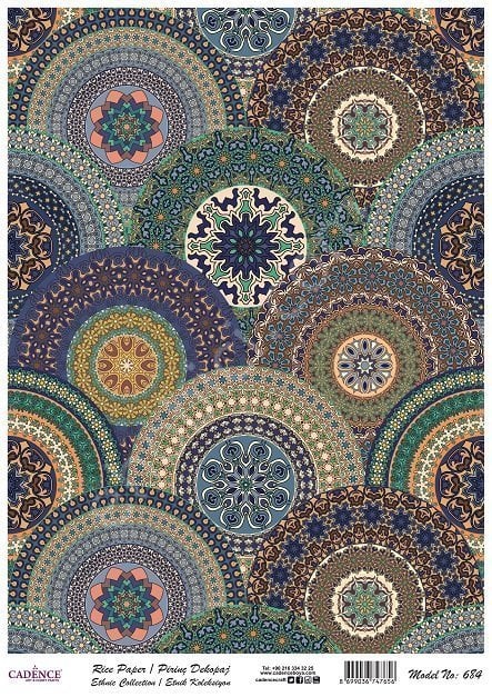 Cadence Pirinç Dekopaj Kağıdı Model - 684