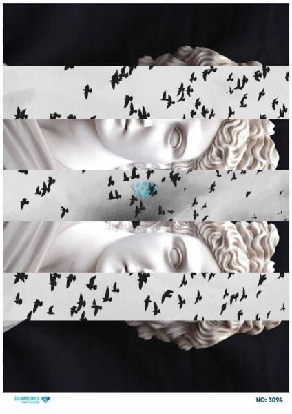 Diamond Pirinç Dekopaj Kağıdı - 3094