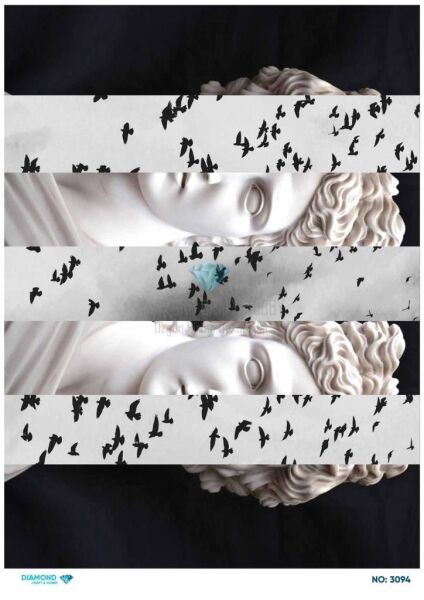 Diamond Pirinç Dekopaj Kağıdı - 3094