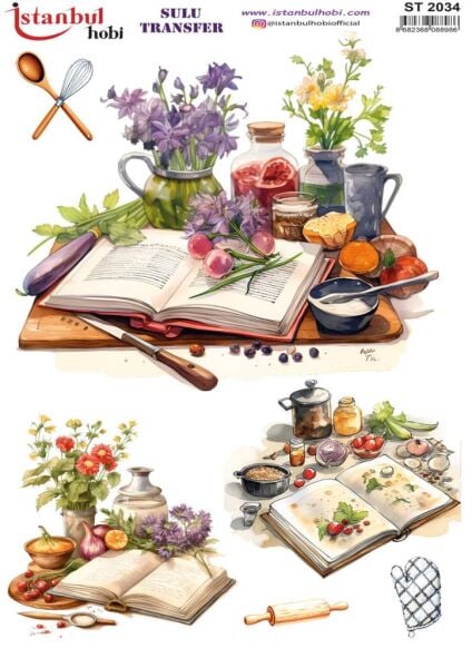 Sulu Transfer Kağıdı 25x35cm ST-2034