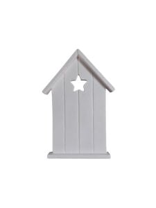 Yıldızlı Tahta Ev 12x8cm