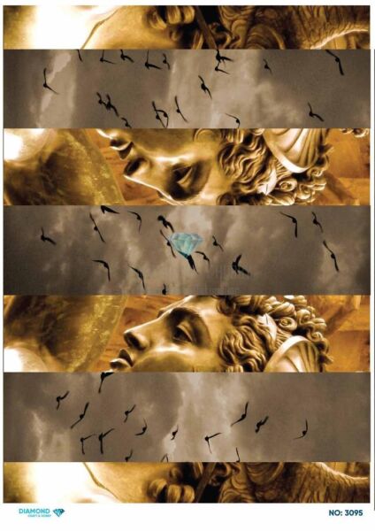 Diamond Pirinç Dekopaj Kağıdı - 3095