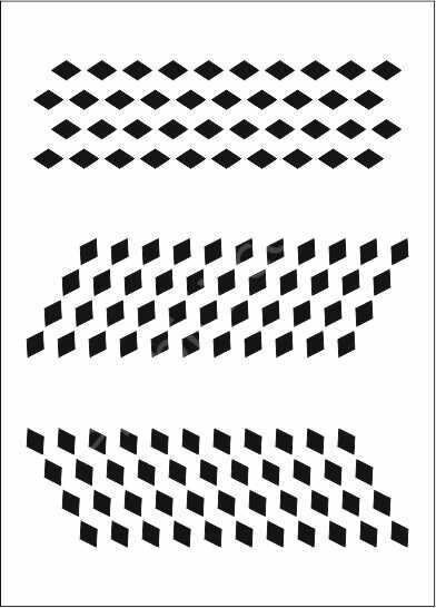 Geometrik Desenler Stencil Şablon (21x30) GE-038