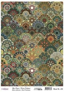 Cadence Pirinç Dekopaj Kağıdı Model - 686