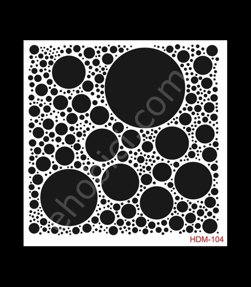 HDM104 Cadence Home Dekor Stencil 25x25