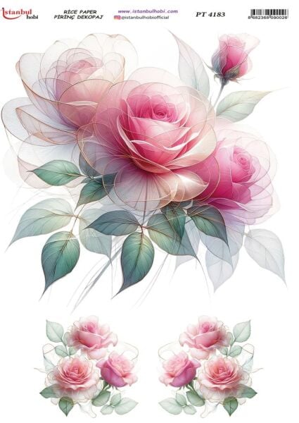 Pirinç Dekopaj Kağıdı 30x42cm PT-4183