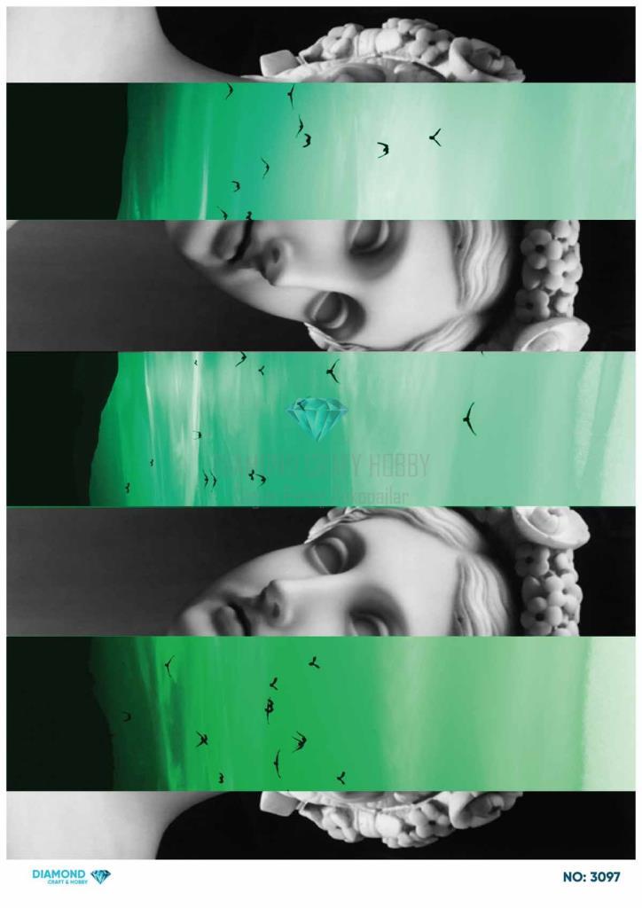 Diamond Pirinç Dekopaj Kağıdı - 3097