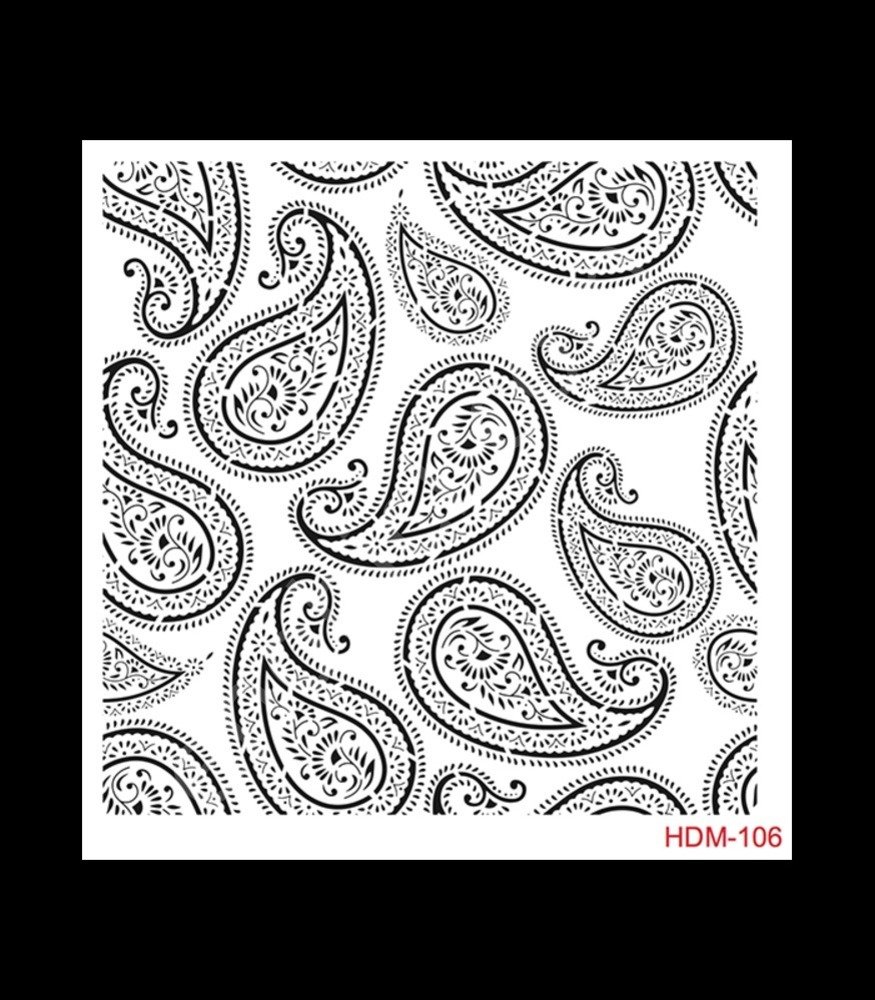 HDM106 Cadence Home Dekor Stencil 25x25